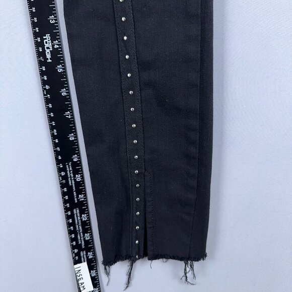 Express Skinny Jeans Womens Size 6 Petite High Rise Stretch Ankle Legging Black - Picture 5 of 13